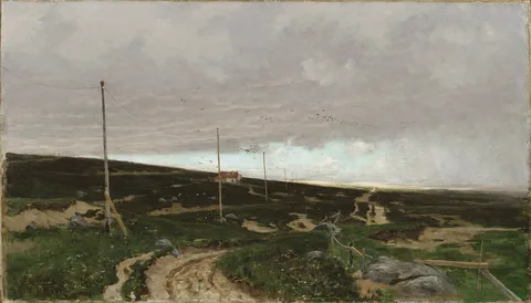 Frits Thaulow, On the coast. Motif from Jaeren, Norway