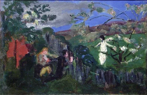 Nikolai Astrup, Landscape with Figures