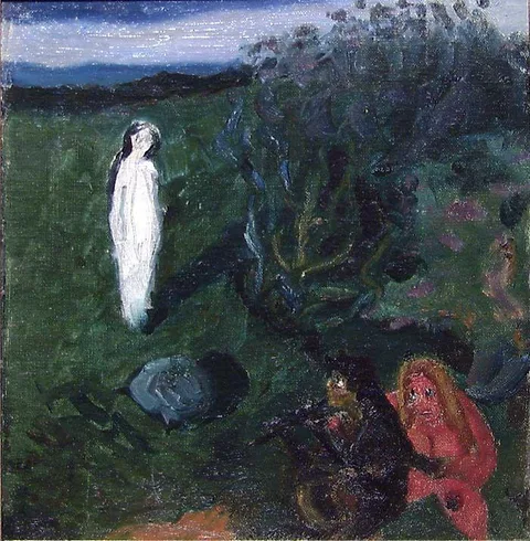Nikolai Astrup, Landscape with Figures