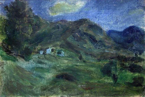 Nikolai Astrup, Landscape in Moonlight