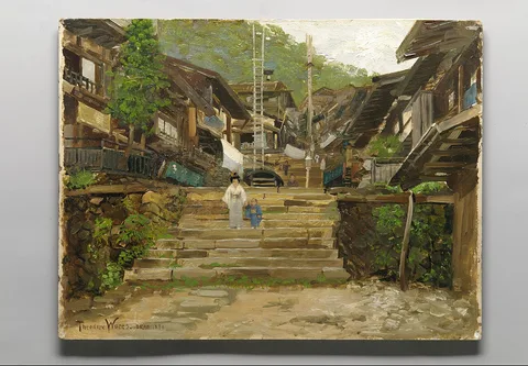 Theodore Wores, A Street in Ikao