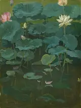 Theodore Wores, Buddha's Flowers: Lotus, Tokyo