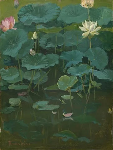 Theodore Wores, Buddha's Flowers: Lotus, Tokyo