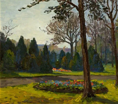 Hans Iten, Horseshoe Flower Bed in Ormeau Park, Belfast