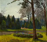Hans Iten, Horseshoe Flower Bed in Ormeau Park, Belfast
