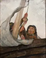 Christian Krohg, Setting Sail