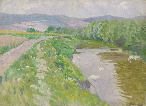 Nándor Katona, Landscape with a River