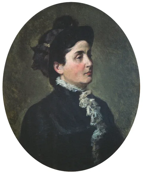 Theodor Aman, Portrait of Mrs. Fălcoianu