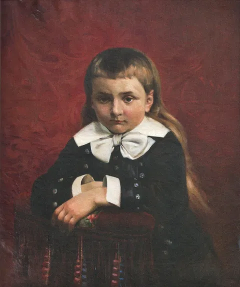 Theodor Aman, Professor George Capșa at the age of 8