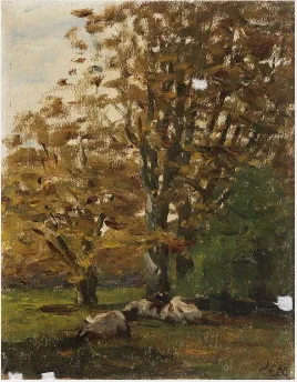 Nathaniel Hone the Younger, Cows Resting under Trees