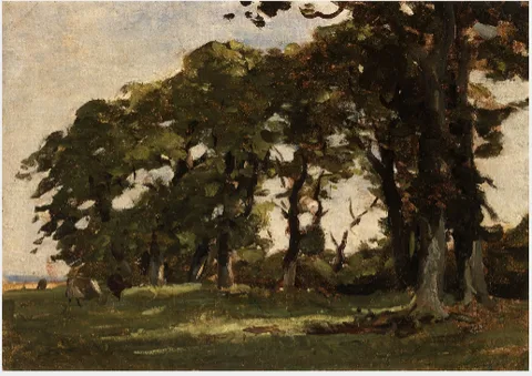 Nathaniel Hone the Younger, Row of Trees near the Shore