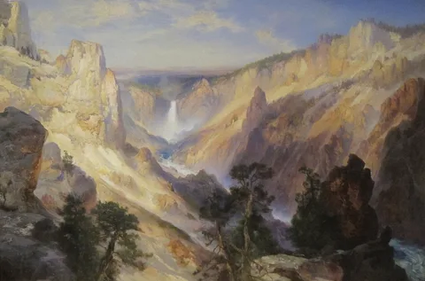 Thomas Moran, Grand Canyon of the Yellowstone, Wyoming