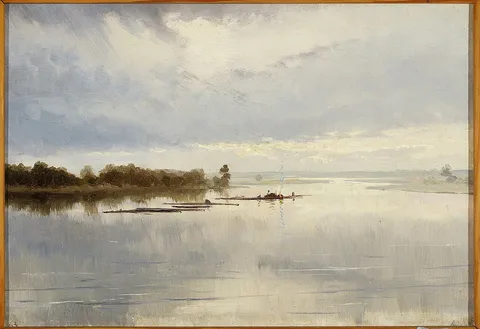 Ferdynand Ruszczyc, River landscape.