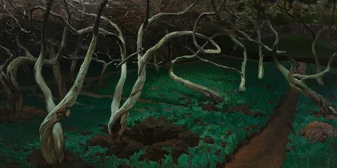 Ferdynand Ruszczyc, Old apple trees.