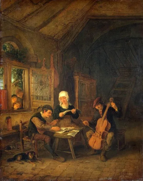 Adriaen van Ostade, Rural Musicians