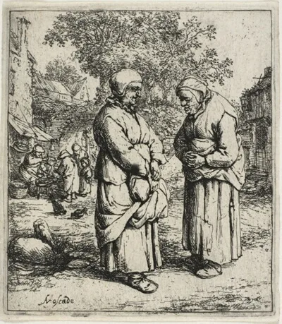 Adriaen van Ostade, The Two Gossips