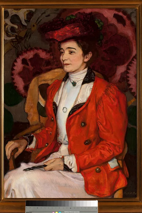 Józef Mehoffer, Portrait of Iza Axentowicz (nee Giełgud)