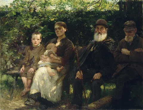 Walter Osborne, In a Dublin Park, Light and Shade