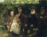 Walter Osborne, In a Dublin Park, Light and Shade