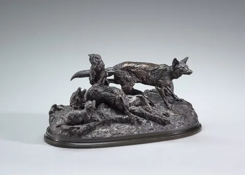 Pierre-Jules Mêne, A Family of Foxes