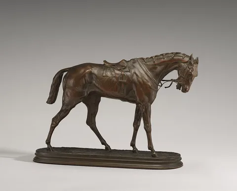 Pierre-Jules Mêne, A Saddled Racehorse