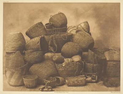 Edward S. Curtis, Puget Sound Baskets