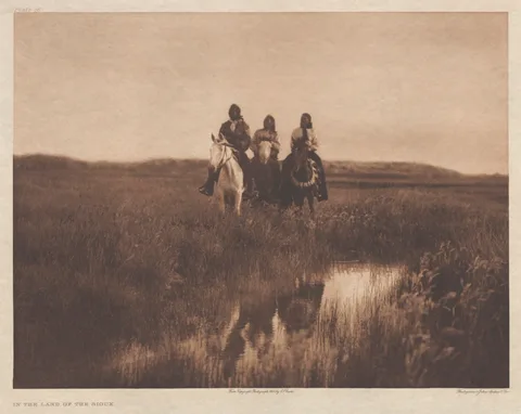 Edward S. Curtis, Portfolio III, Plate 95: In the Land of the Sioux
