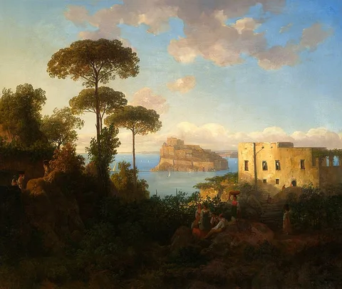 Thomas Ender, Ischian landscape.