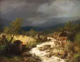 Hermann Herzog, Mill on a Torrent