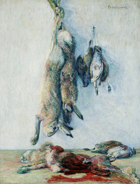 Józef Pankiewicz, Hares and partridges.