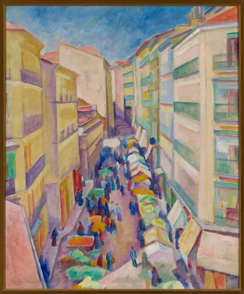 Józef Pankiewicz, Street in Madrid.