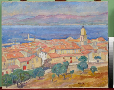 Józef Pankiewicz, View of Saint-Tropez