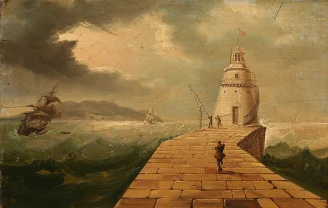 William Sadler II, A View of Poolbeg Lighthouse