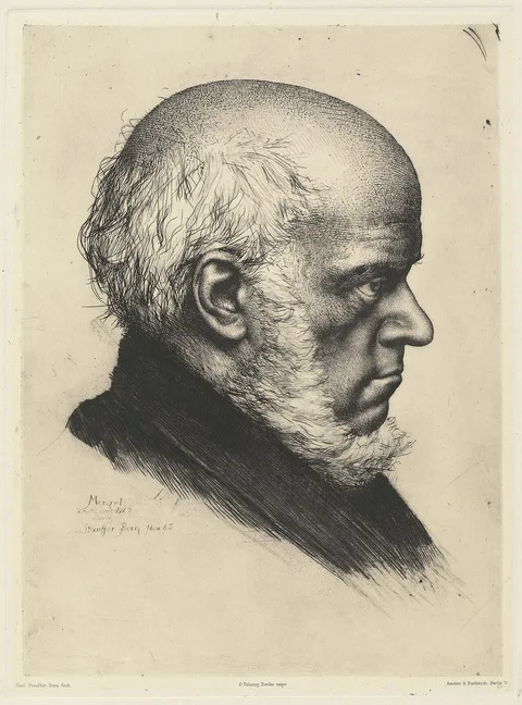 Karl Stauffer-Bern, Adolph Menzel