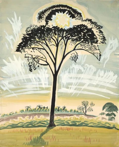Charles E. Burchfield, The Sun Through the Trees