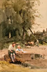 Claude Hayes, The Young Angler