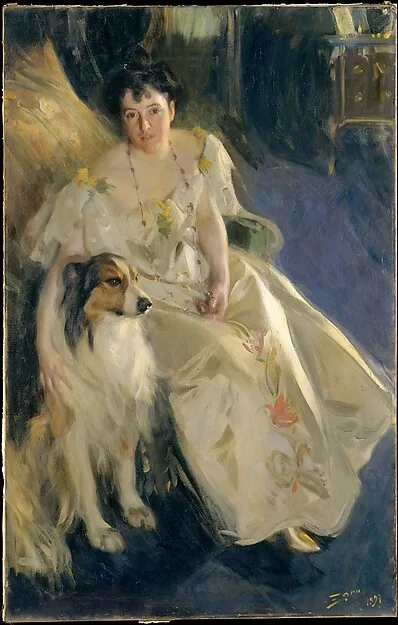 Anders Zorn, Mrs. Walter Rathbone Bacon (Virginia Purdy Barker, 1862–1919)