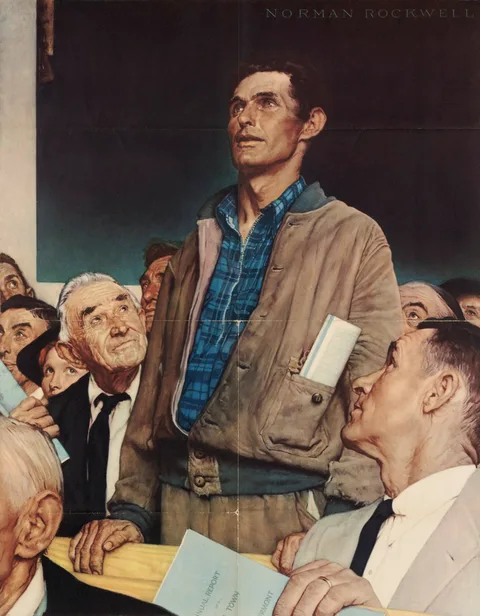 Norman Rockwell, Freedom of Speech