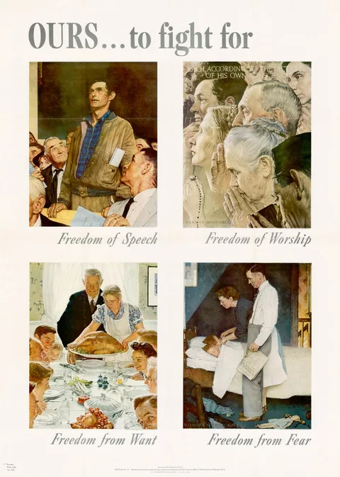 Norman Rockwell, Four Freedoms