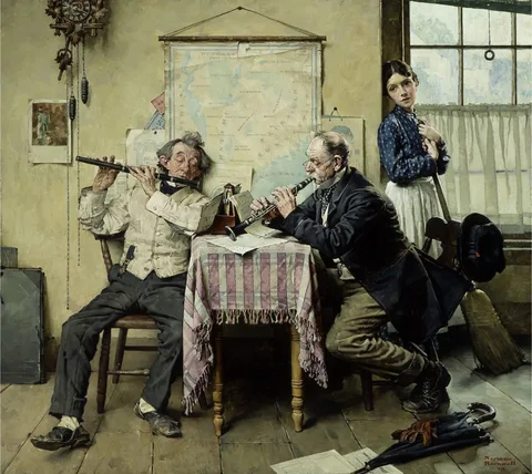 Norman Rockwell, The Love Song