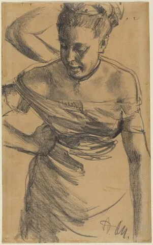 Adolph von Menzel, Study of a Woman