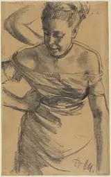 Adolph von Menzel, Study of a Woman
