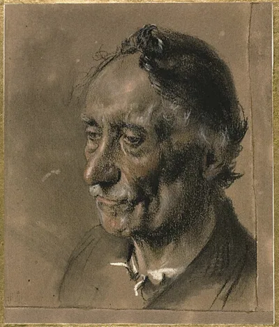 Adolph von Menzel, Head of an Old Man