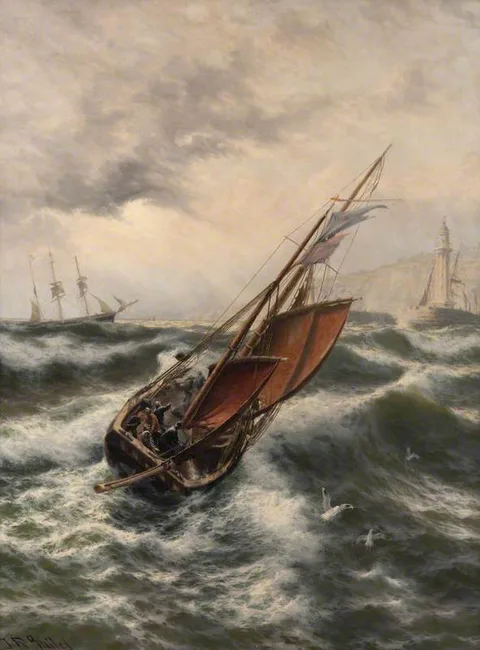 Thomas Rose Miles, Stormy Night off Whitby