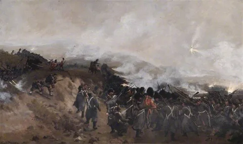 Thomas Rose Miles, Portrait of the Battle of Inkerman, Ukraine, 5 November 1854