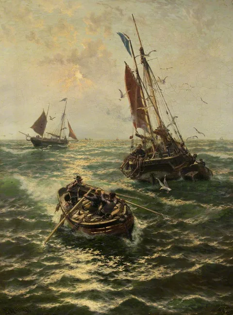Thomas Rose Miles, Putting the Catch Ashore