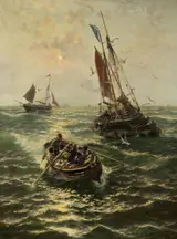 Thomas Rose Miles, Putting the Catch Ashore