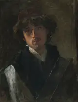 Václav Brožík, Portrait of a young rabbi