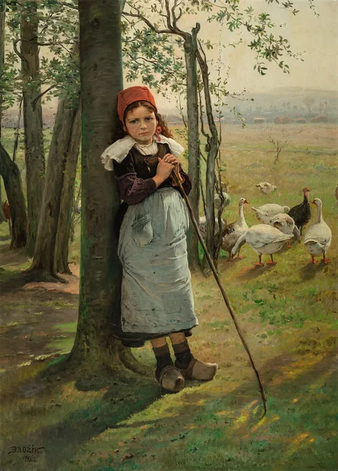 Václav Brožík, Goose Girl