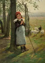 Václav Brožík, Goose Girl
